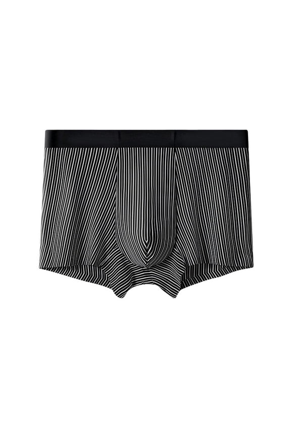 Briefs for Men Gift for Men Men's Ice Silk Boxers Briefs Seamless Trunk Underwear with Pouch Double Sided Breathable Underpant