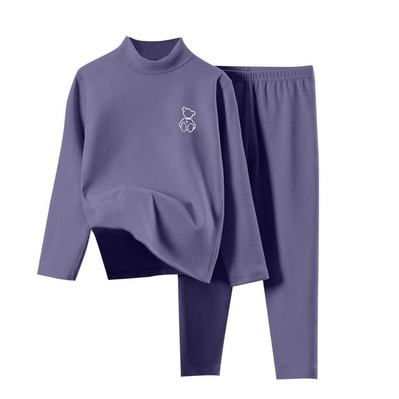 Jamicy Children's Base Layer Thermal Underwear for Kids Toddler Winter Base Layer Long Johns Sets for Girls Boys