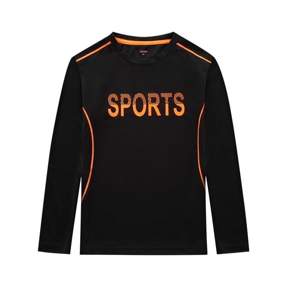 Lopecy-Sta Children's Long Sleeved Shirts Christmas Gift Boys Long Sleeved Shirt Boys Basketball Football Sports Shirt Children's Base Shirt