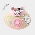 thumbnail image 1 of Jamicy Children's Sun Hat Sun Visor Hat With USB Charging Fan, Cute Cartoon Design, Wide Brim Empty Top Sunhat for Boys Girls Outdoor, 1 of 5