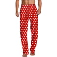 thumbnail image 1 of VANLOFEE Comfy Pants Men Christmas Gifts Pajama Pants for Men Christmas Prints Pajama Bottoms Mens Pjs Sleep Lounge Pants with Pockets, 1 of 5