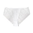 thumbnail image 1 of Jamicy Comfy Underwear for Women Plus Size Floral Lace Briefs Mid Rise Panties Ladies Breathable Seamless Underwear, 1 of 3