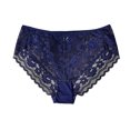thumbnail image 1 of Jamicy Comfy Underwear for Women Plus Size Floral Lace Briefs Mid Rise Panties Ladies Breathable Seamless Underwear, 1 of 3