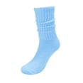 thumbnail image 1 of Jamicy Crew Socks for Women 3PC Cozy Cotton Slouchy Athletic Socks Slouch Boot Calf Workout Socks Fleece Floor Socks, 1 of 3