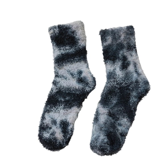 Jamicy Fleece Warm Socks for Women Thick Socks Cozy Decorative Footwear for Couples Comfortable Ankle Coverage Fleece Floor Socks