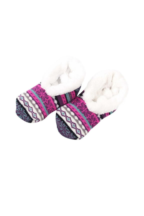 Fuzzy Socks for Women Christmas Gifts Thick Warm Fuzzy Slippers Socks Women Indoor Fluffy Sherpa Lined Winter House Shoe Socks Non-Slip Socks Christmas