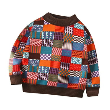 Jamicy Graphic Sweaters for Girls Clearance Savings Winter Sweater Casual Cute Crewneck Pullover Knit Sweater Blouse Sweatshirt Long Sleeve Warm Tops for Girls