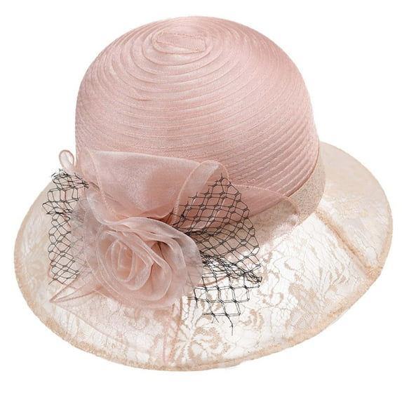 Jamicy Hats for Women Christmas Present Hats for Women Church Derby Easter Tea Party Hat Ladies Pill Box Dressy Hats Sunday Outfits