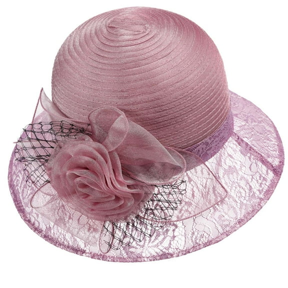 Jamicy Hats for Women Christmas Present Hats for Women Church Derby Easter Tea Party Hat Ladies Pill Box Dressy Hats Sunday Outfits