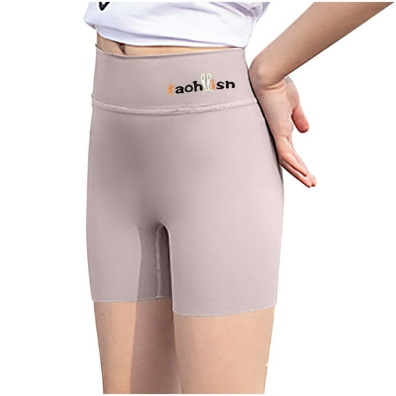 Jamicy High Waisted Shorts for Children Summer Outfits Girls Athletic Biker Shorts Kids Running Gym Yoga Dance Sport Shorts Outerwear Shorts Slim Shorts Pants Yoga Pants