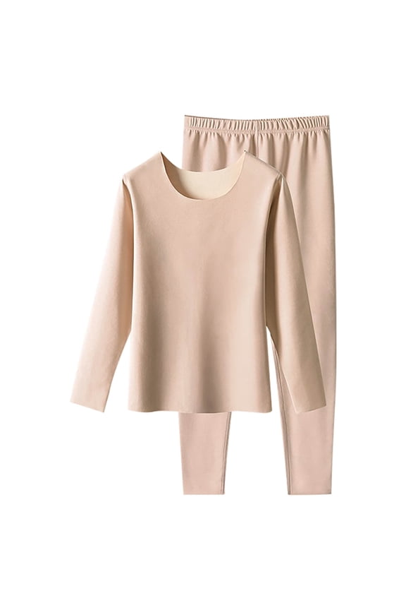 Homewear for Women Long Underwear Sets Long Johns Seamless Thermal Underwear Sets Cold Weather Base Layer