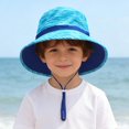 thumbnail image 1 of Jamicy Kids Hats for Summer Sun Hat with UPF 50+ Outdoor Adjustable Infant Toddler Beach Hat with Wide Brim Bucket Hats for Kids, 1 of 9