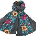 thumbnail image 1 of Jamicy Lightweight Scarves for Women Floral Cotton Scarf for Women Fashion Shawl Wraps Thin Fall Winter Neck Scarves, 1 of 4