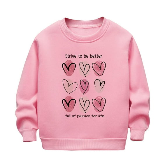 Lopecy-Sta Long Sleeve Tops for Kids Gift for Kids Children's Round Neck Long Sleeved Outfit Sweatshirt Vintage Fall Winter Clothes Casual Comfortable Shirts