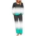 thumbnail image 1 of Jamicy Loungewear for Women Valentine's Day Gifts for Wives Womens Pajama Sets Long Sleeve Sleepwear Round Neck Nightwear Soft Pjs Lounge Sets with Pockets, 1 of 6