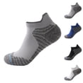 thumbnail image 1 of Jamicy Men's No Show Socks Breathable Sports Compression Cushioned Sole Arch Support Socks Athletic Running Socks for Men, 1 of 7