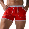 thumbnail image 1 of Jamicy Men's Swim Bottoms Square Leg Swim Briefs Printed Swimsuit Athletic Swimwear Bathing Suit Swimming Trunks, 1 of 5