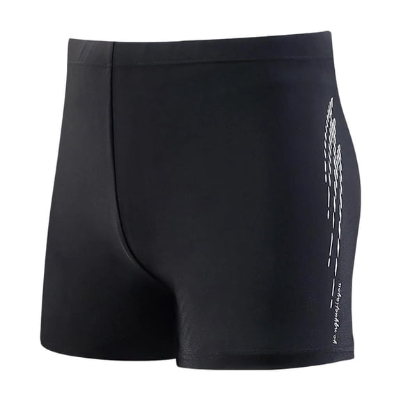 Jamicy Men's Swim Pants Athletic Swim Bottom Quick Dry Square Leg Swim Briefs Competitive Hot Spring Pants Loose Swimming Swimsuit