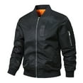 thumbnail image 1 of Jamicy Mens Fall Jackets 2025 Men's Bomber Jacket Casual Fall Winter Jacket and Coats Outwear, 1 of 3