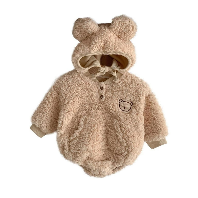 Jamicy Onesies for Baby Newborn Baby Winter Snowsuit Cartoon Bear