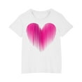 thumbnail image 1 of Jamicy Oversized Tshirts for Girls 2025 New Summer Wear Spring Romance Shirt for Girls Heart Graphic Tee Great Love Casual Short Sleeve Top for Brunch Dates, 1 of 4