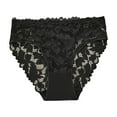 thumbnail image 1 of Jamicy Panties for Women Floral High Waist Breathable Thin Thong Lace Breathable Seamless Underwear, 1 of 3