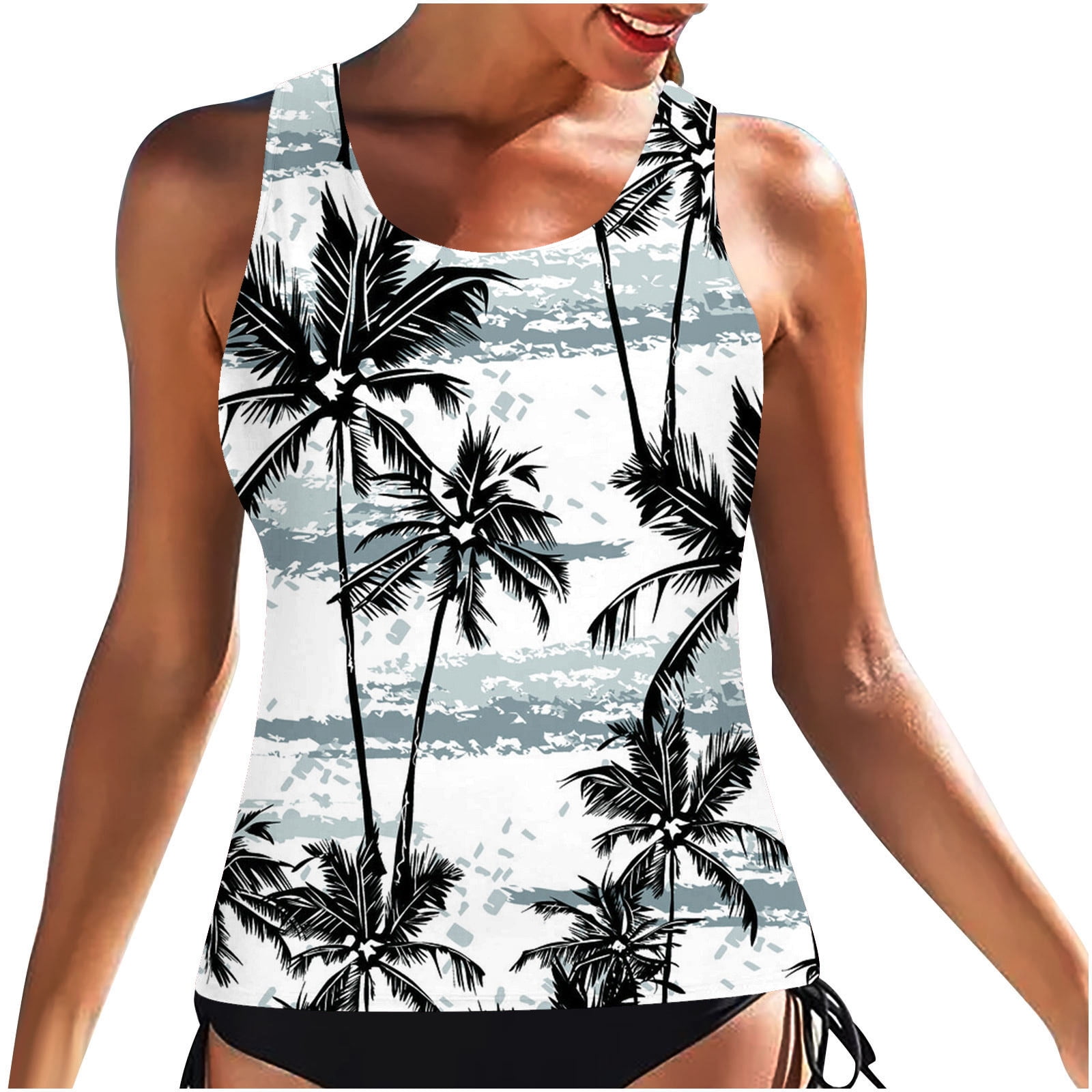 blouson swimsuit top