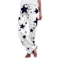 thumbnail image 1 of Jamicy Plus Size Pajamas for Women Pants Only Comfortable Fashion Casual Printed Pajama Pants Women's Loungewear Pajama Long Pants, 1 of 7
