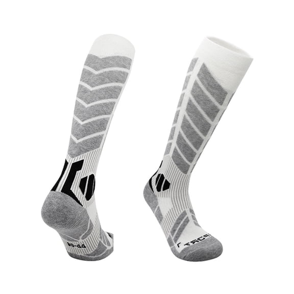 Jamicy Ski Socks for Womens Mens, Thermal Winter Warm Knee High Socks for Skiing Snowboarding Keep Warm Socks