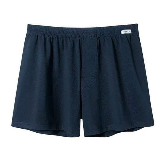 Jamicy Sleep Shorts for Men Father's Day Gift Mens Lounge Shorts Pajama Lightweight Cotton Sleep Bottoms with Pockets