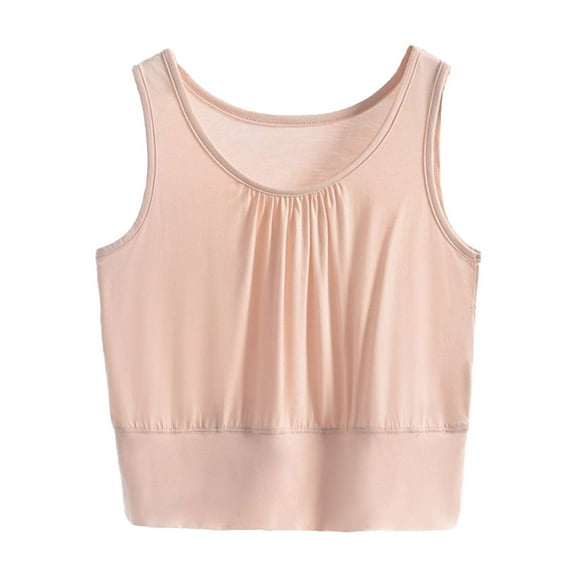 Jamicy Sleep Tops for Women Plus Plus Size Vest Suspender Women's Blouse Summer Inner Solid Loose Home Short Top Pajamas for Women