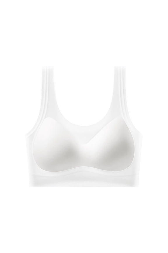 Soft Underwear for Women Gift for Mother Comfortable Full Coverage Seamless No Underwire Tshirt Bras for Women Support Back Fat