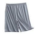 thumbnail image 1 of Lopecy-Sta Summer Shorts for Men Summer Home Wear Soft Solid Color Pajama Shorts for Men Sleeping Pants Loose Shorts Pajamas Shorts, 1 of 3