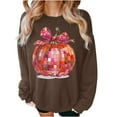 thumbnail image 1 of Jamicy Sweatshirts for Women Thanksgiving Pumpkin Halloween Fall Sweatshirt Pumpkin Shirt for Women Sweatshirt Pumpkin Tshirt Fall Halloween Tee, 1 of 5