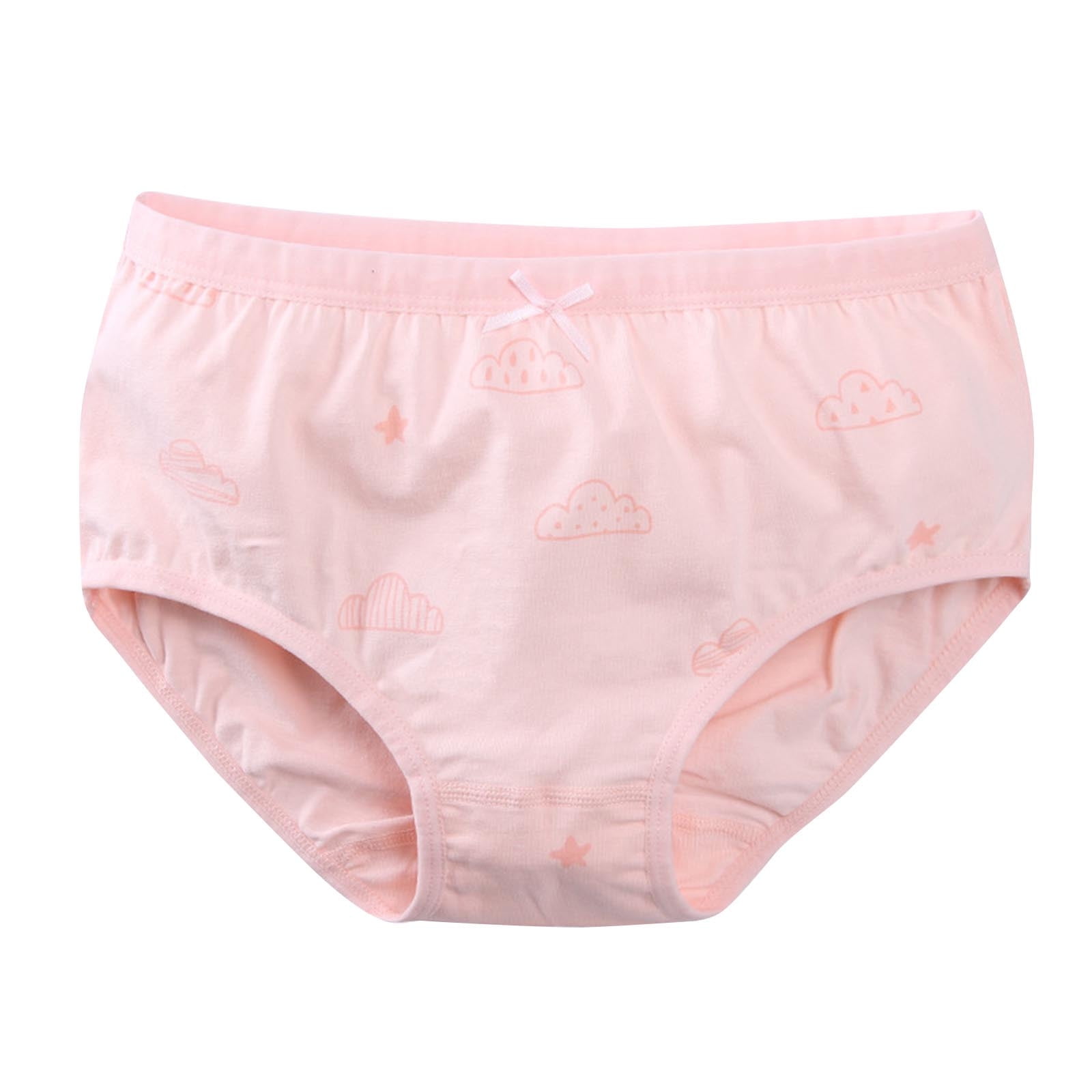 GYUJNB Baby Kids Underwear Breathable Cotton Panties Toddler Girls Undies Soft Assorted Briefs 3