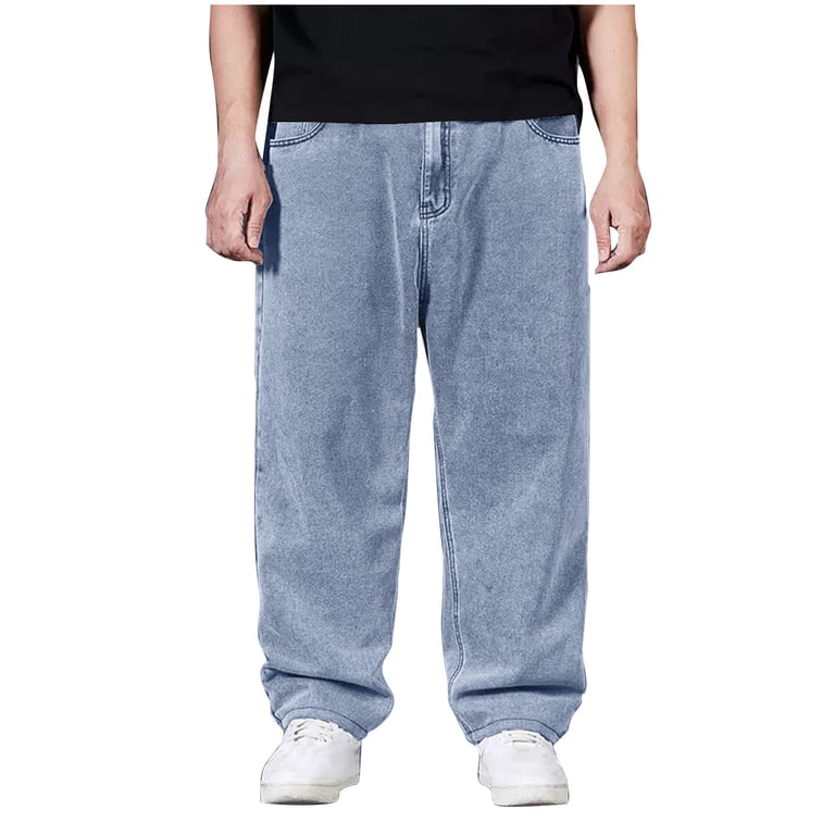 Jamicy Trendy Pants for Men 2024 Christmas Gift Men's Baggy Jeans