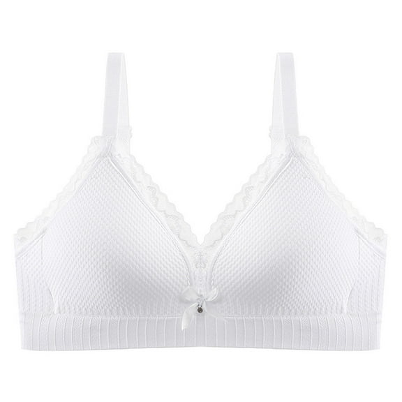 Lopecy-Sta Underwear Bra for Girls Children's Underwear Teen Girls Sports Training Bra Cotton Development Period Straps Starter Bras Breathable Seamless Underwear