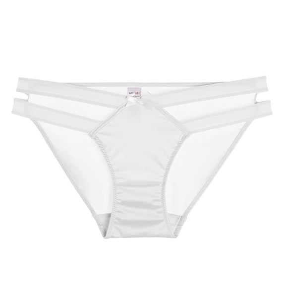 Jamicy Underwear French Thin Perspective Mesh Lace Underwear Cropping Hip Lifting Low Waist Underwear