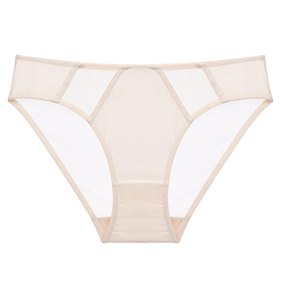 Jamicy Underwear French Thin Perspective Mesh Lace Underwear Cropping Hip Lifting Low Waist Underwear