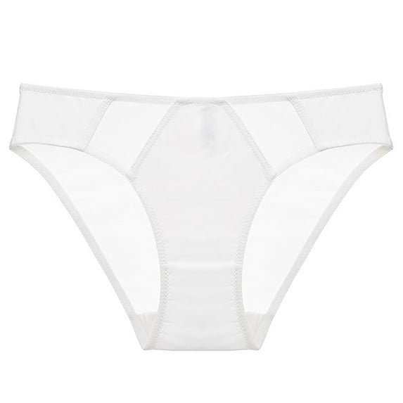 Jamicy Underwear French Thin Perspective Mesh Lace Underwear Cropping Hip Lifting Low Waist Underwear
