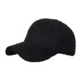 thumbnail image 1 of Jamicy Warm Basellball for Men Women Winter Fuzzy Baseball Caps Women Men Leisure Solid Color Fluffy Teddy Fleece Faux Basellball Hat, 1 of 4