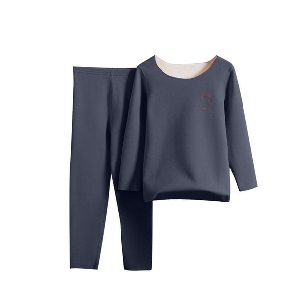 Jamicy Warm Pajamas for Kids Christmas Presents Thermal Underwear for Kids Toddler Winter Base Layer Long Johns Sets for Girls Boys