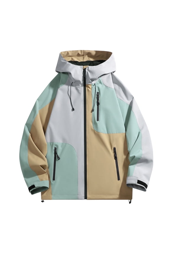 Waterproof Jackets for Men Christmas Gifts Ski Jacket Mens Snow Jacket Waterproof Winter Snow Coat Couples Pullover Snowboard Hooded