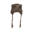 thumbnail image 1 of Jamicy Winter Hat Cute Cat Ear Shape Furry Knit Earflap Hat with Long Ear Straps Peruvian Cover Ear Beanie Hat, 1 of 7