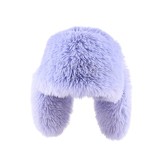 Jamicy Winter Hat for Women Warm Plush Beanie Hat Ears Flap Hats Ladies Cartoon Cute Animal Ear Fluffy Hat Skull Cap