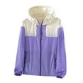 thumbnail image 1 of Jamicy Women Jackets Women's Rain Jacket Lined Outdoors Activities Womens Outdoor Cold Weather Hiking Wear Tops Rain Coats for Women, 1 of 3