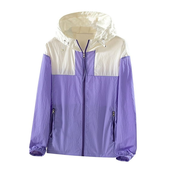Jamicy Women Jackets Women's Rain Jacket Lined Outdoors Activities Womens Outdoor Cold Weather Hiking Wear Tops Rain Coats for Women