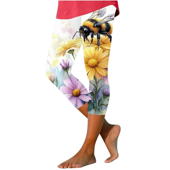 Lopecy-Sta Women's Athletic Pants Gift for Wives High Waisted Soft Capris Leggings Light Control Super Stretch Comfort Workout Gym Yoga Perfect Casual Women's Leggings