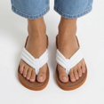 thumbnail image 1 of Jamicy Women's Flip Flops Lightweight Comfort Sandals Non-Slip Foam Sole, Beach Pool Casual Thong Shoes Comfortable Slippers for Summer Outings, 1 of 6