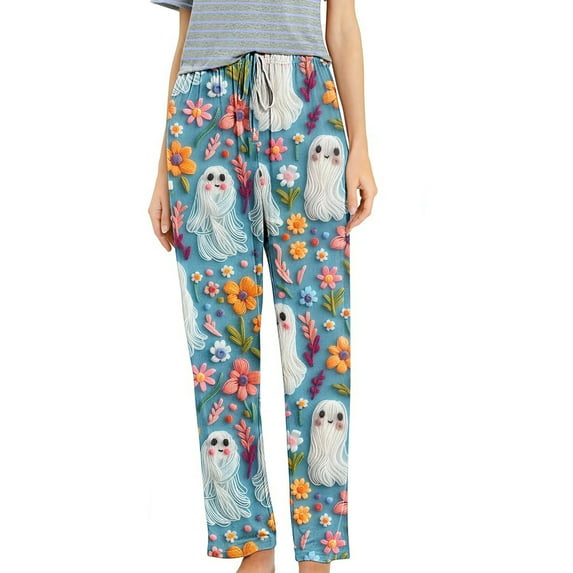 Jamicy Women's Pajamas Clearance Sales Lounge Pants for Women Loose Fit Pants Pajama Pants Pajama Bottoms Pj Bottoms Pants S